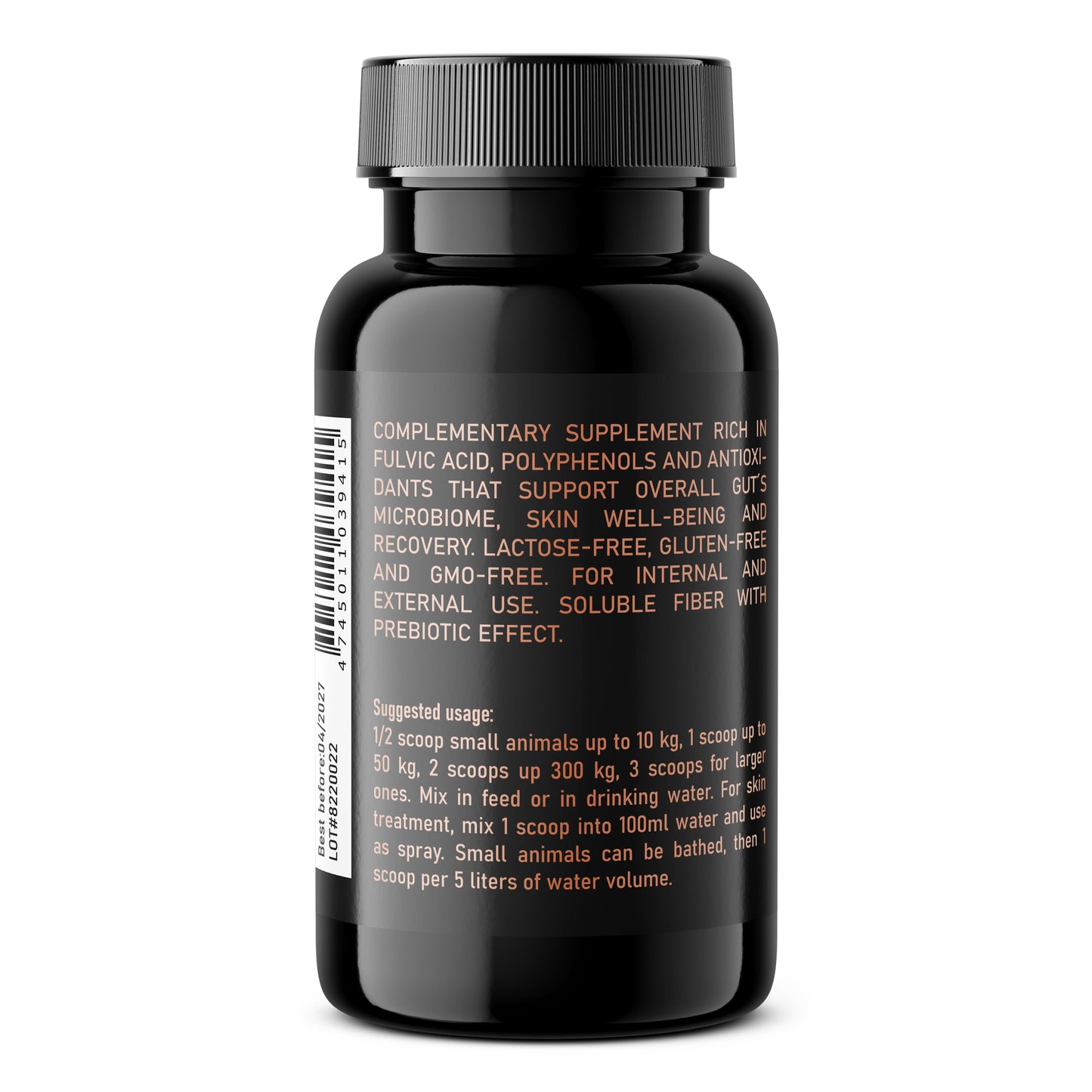 BLACK BALANCE POWDER FOR ANIMALS