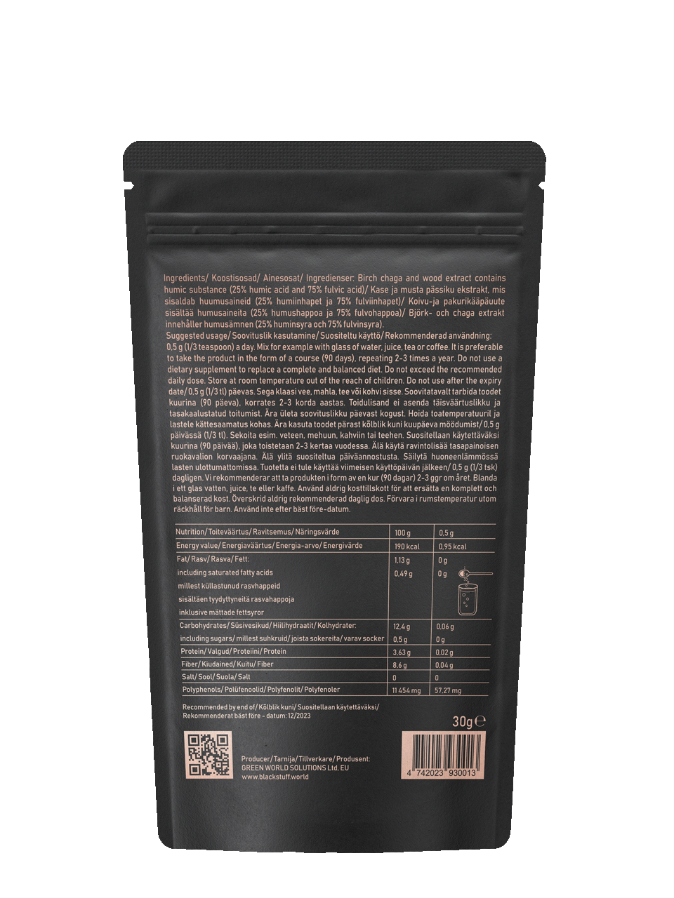FULVIC ACID RICH POWDER