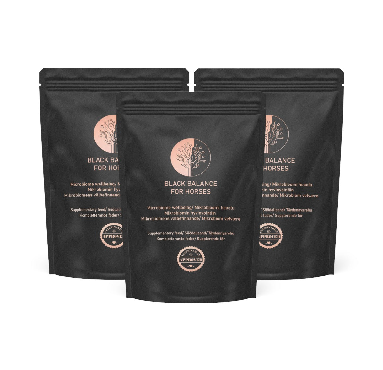 BLACK BALANCE FOR HORSES - 3 PACK