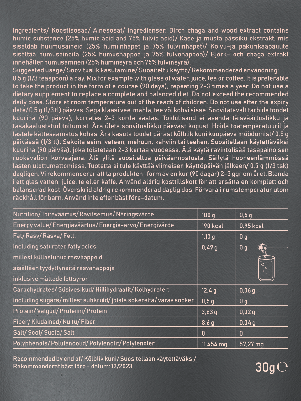 FULVIC ACID RICH POWDER